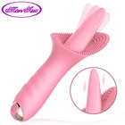 Инновационный вибратор для клитора точки G, лижущий язык, тиклер для клитора, диаметром 10 дюймов, устройство для вагинального массажа организма