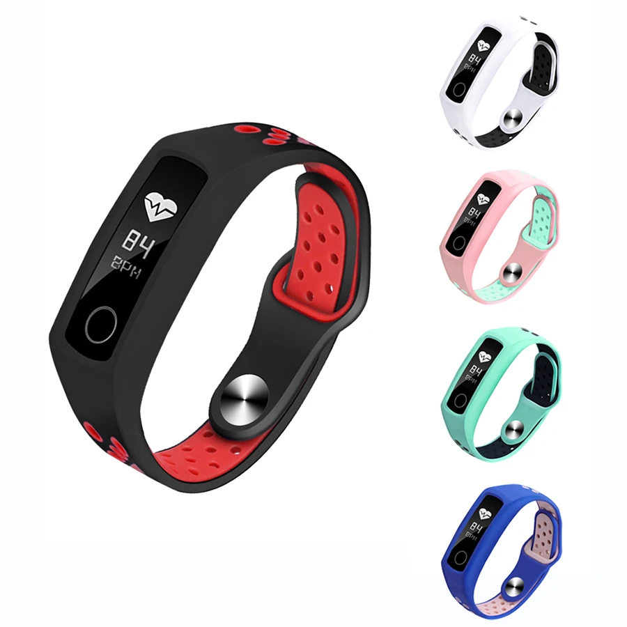 Силиконовый ремешок на запястье для Huawei Honor Band 4 5 смарт браслет аксессуары