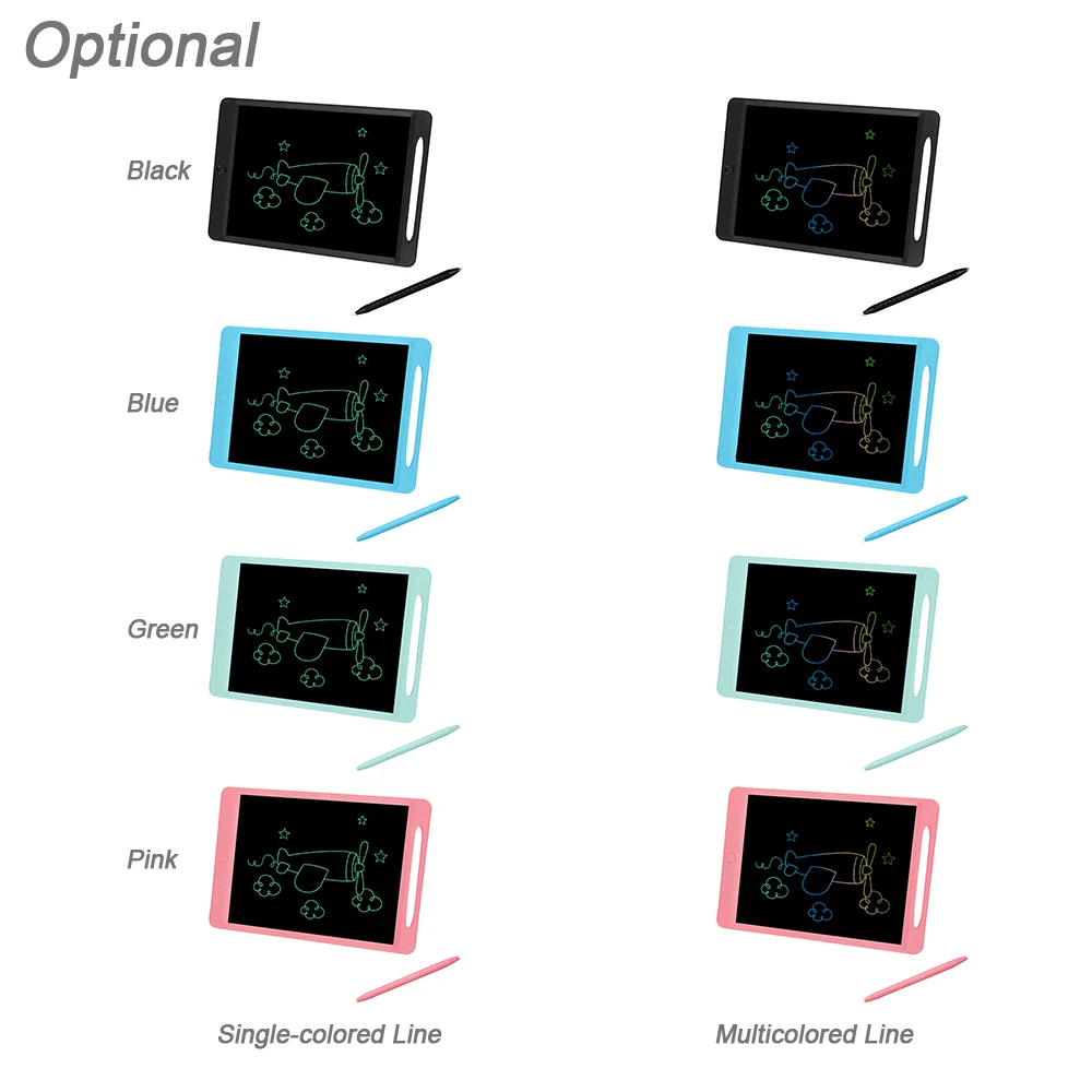 ЖК дисплей планшет для письма 11 5 дюймов со стирающимися чернилами Давление