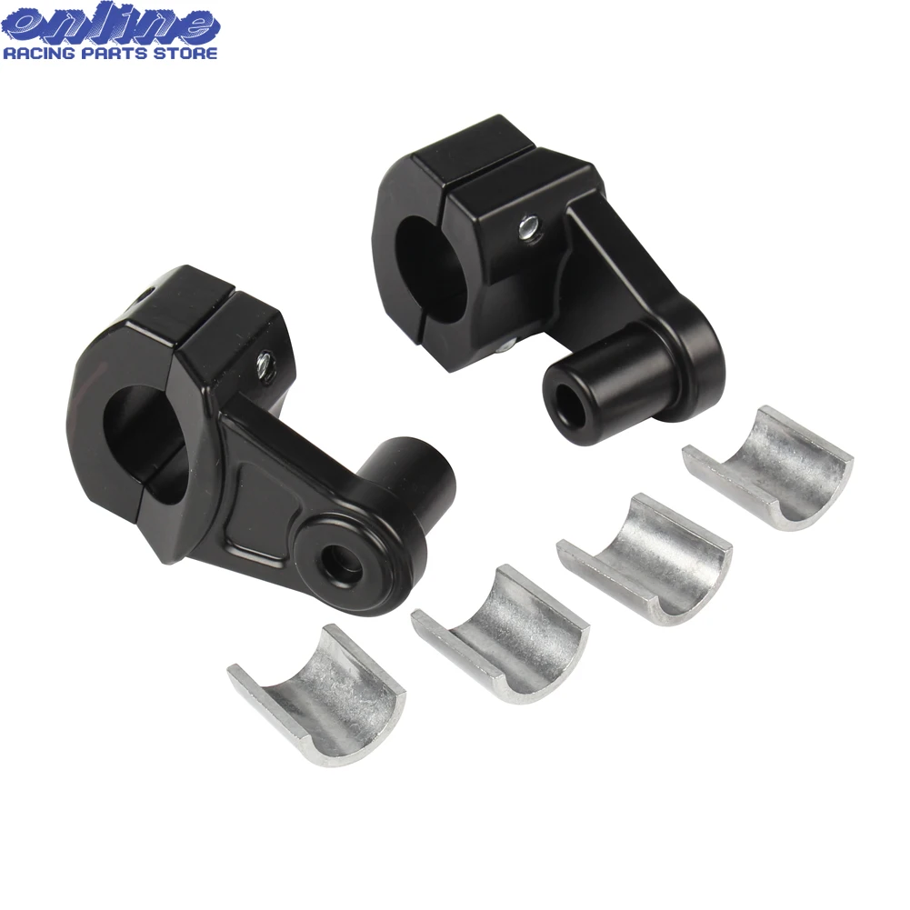 Motorcycle Bar Clamps Raised Handlebar Handle Risers For 22MM 7/8&quot-28MM 1 1/8&quot for Hond.a Kawasak.i Ducat.i Yamah.a K.t.m |