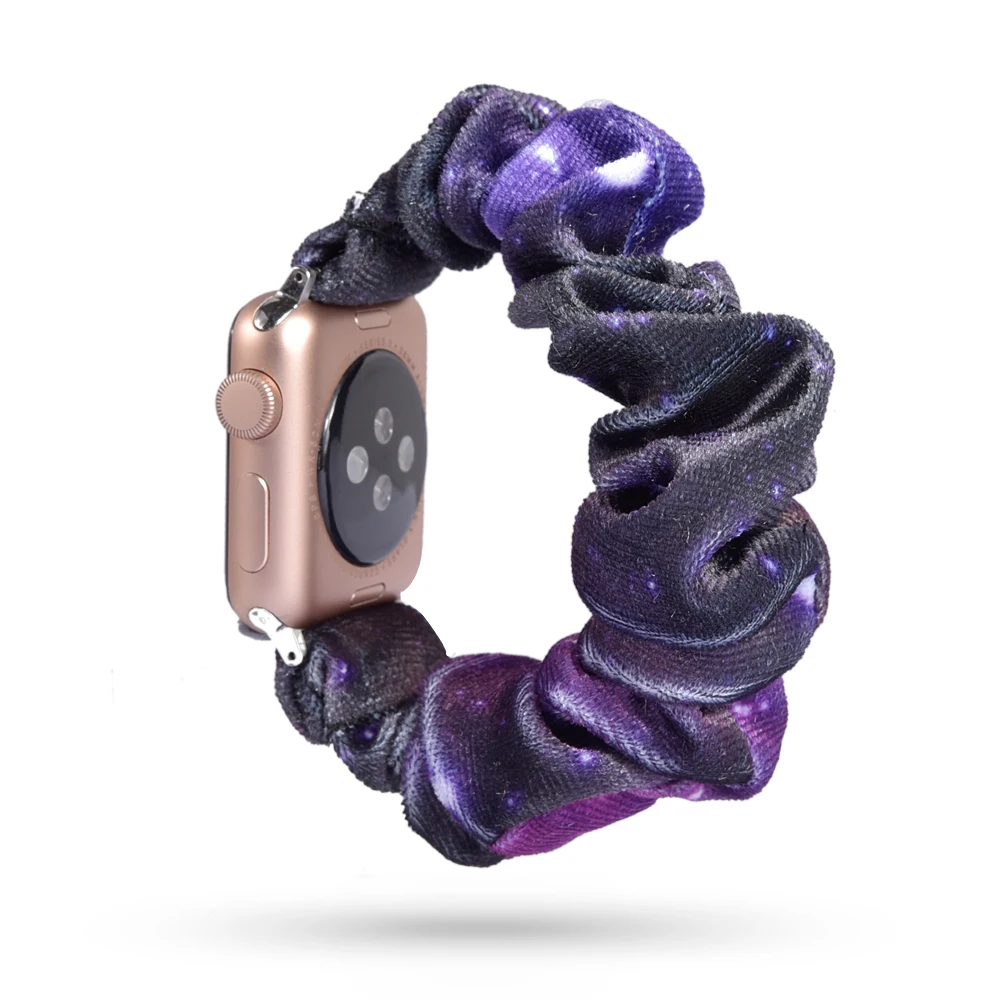 Растягивающийся эластичный ремешок для часов Apple Watch 38 мм/40 мм 42 мм/44 мм Повседневный женский браслет для девочек для iwatch - Цвет ремешка: 50