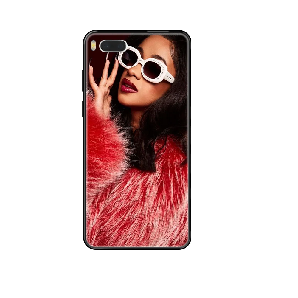 Чехол для телефона Rapper Cardi B CardiB Xiaomi Redmi Mi 3 5 6 8 9 A1 2 Max3 Mix2 X SE Lite Pro черный роскошный