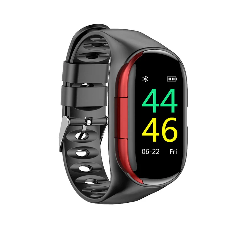 JIMARTI M1 Smart Watch With Earphone Wireless Bluetooth Handsfree Earbuds Headset Fitness Tracker Wristband Couple Bracelet | Электроника