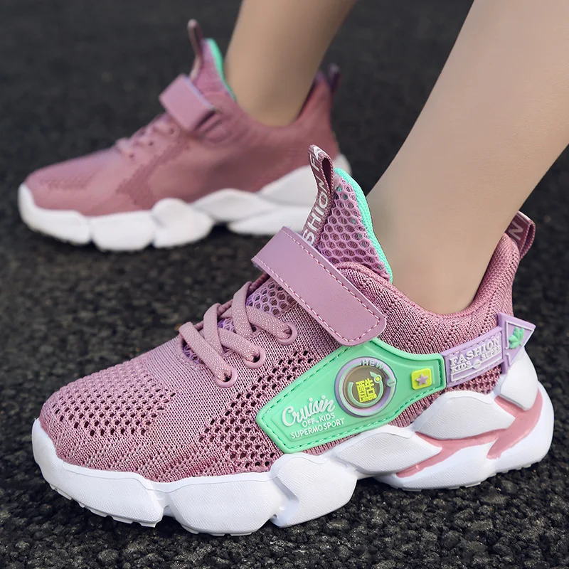 

Sialia Sport Kids Sneakers For Children Casual Shoes Boys Sneakers GIrls Shoes Breathable Mesh School Footwear tenis infantil