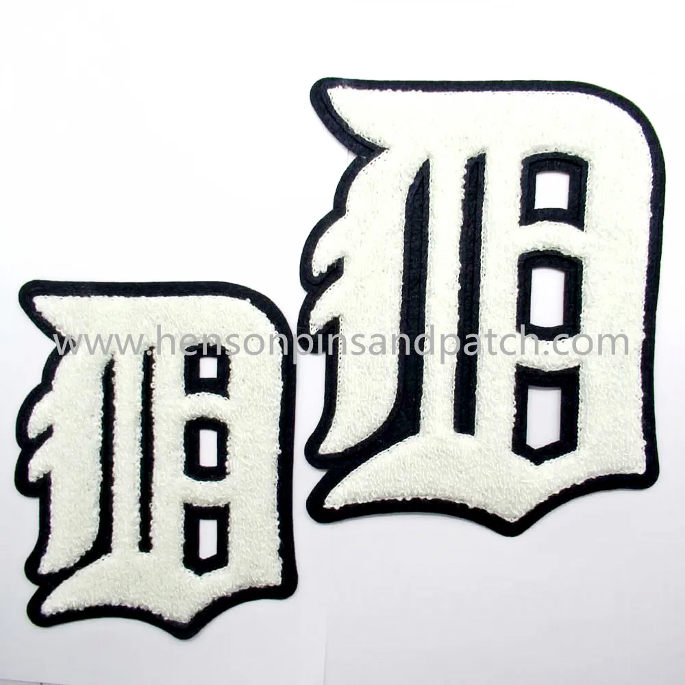 Небольшой минимальный объем заказа нашивка с буквой D из синели