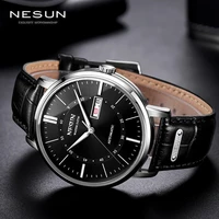 switzerland nesun mechanical mens watch luxury miyota automatic movement watch brand clocks man leather relogio masculino 9209