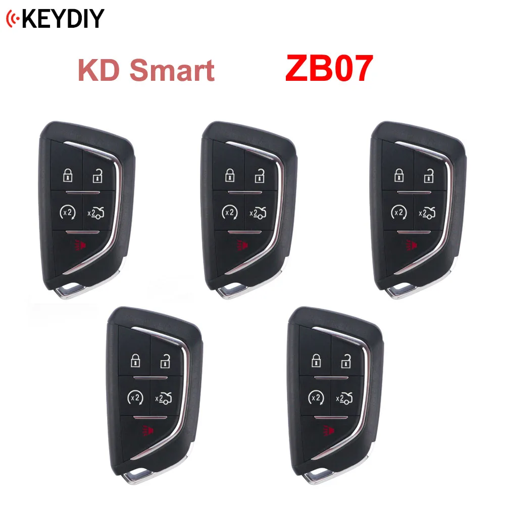 5 шт. универсальный смарт ключ KEYDIY ZB07 для раннего автомобильного ключа