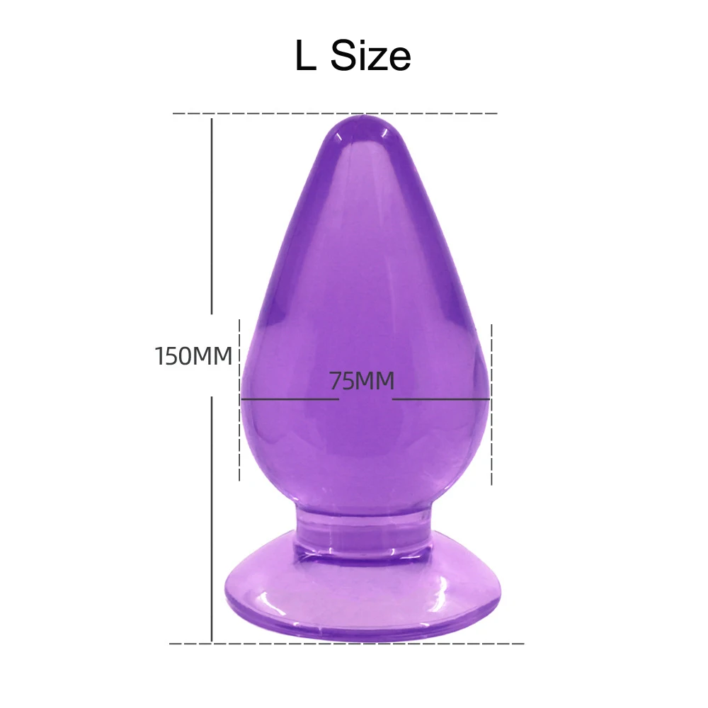Супер большой размер Анальная пробка большие огромные интимные игрушки для