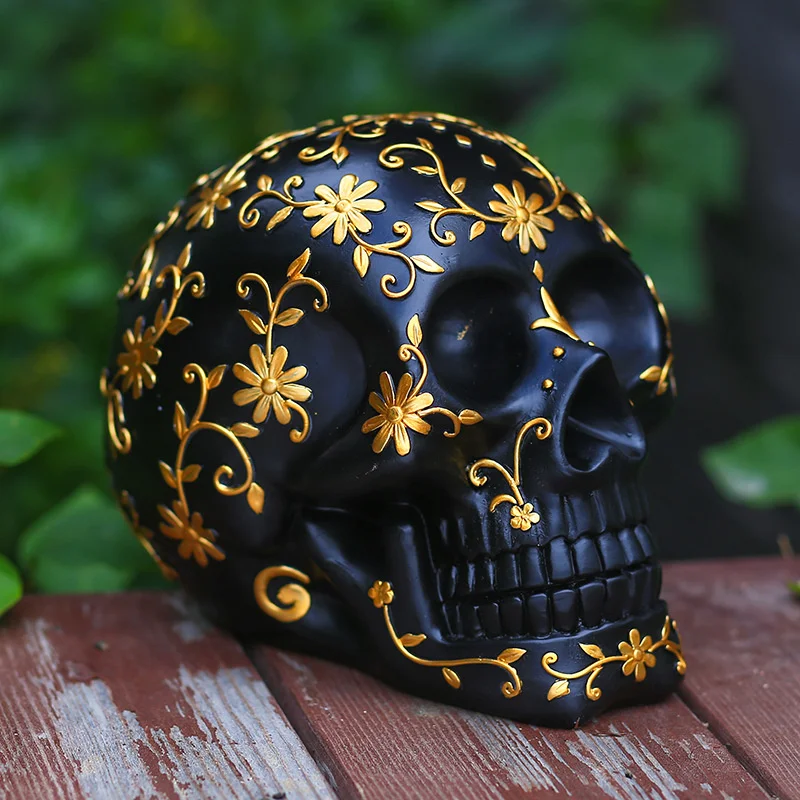 

Halloween Pattern Skull Decoration Party Decoration Props Haunted House Decoration Resin Crafts Halloween demon