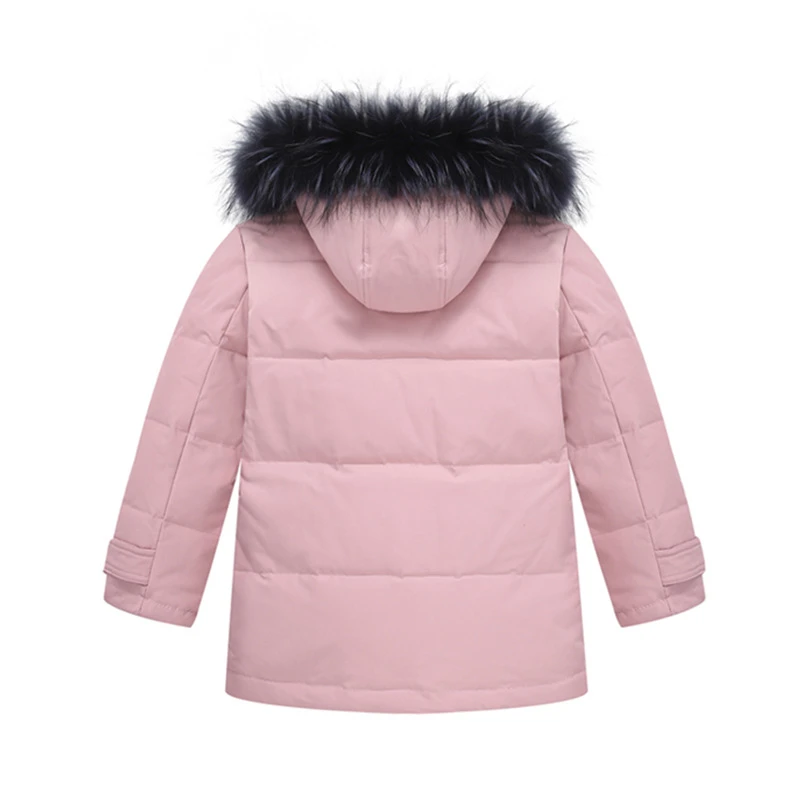 30 ℃, Россия, зимнее пальто, Детский пуховик для мальчиков, длинное пальто с капюшоном, парка с натуральным мехом, для детей 8, 10, 14 лет, одежда для подростков