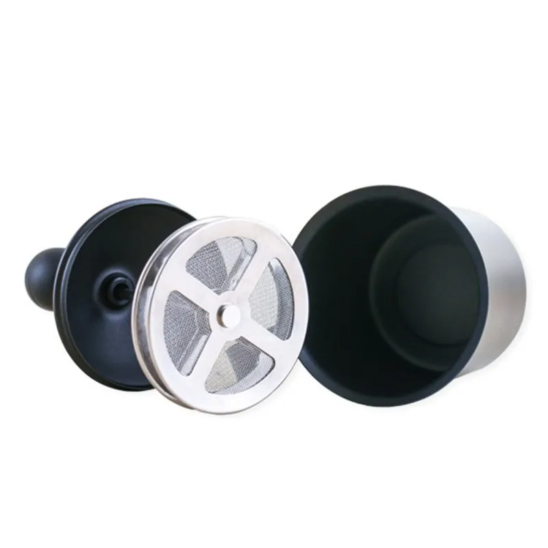 

New Product Double-layer Stainless Steel Hand Pump Milk Frother, Milk Frother Easy Frother Kitchen Home Tool Bathroom container