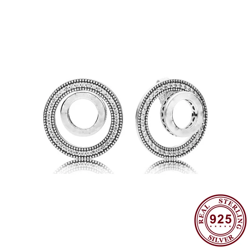 

Original 925 Sterling Silver Pan Earring Fashionable Two In One Detachable Earrings For Women Wedding Gift Fashion Jewelry