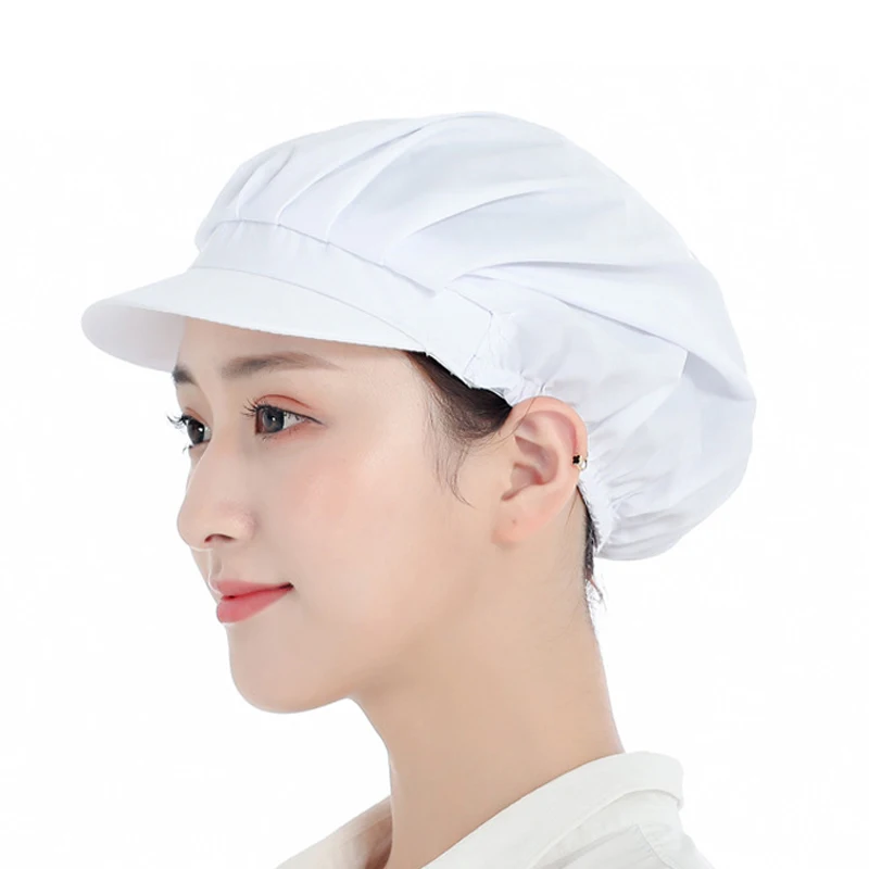 Пыленепроницаемые шапки однотонная сетчатая ткань для шеф-поваров ресторанов
