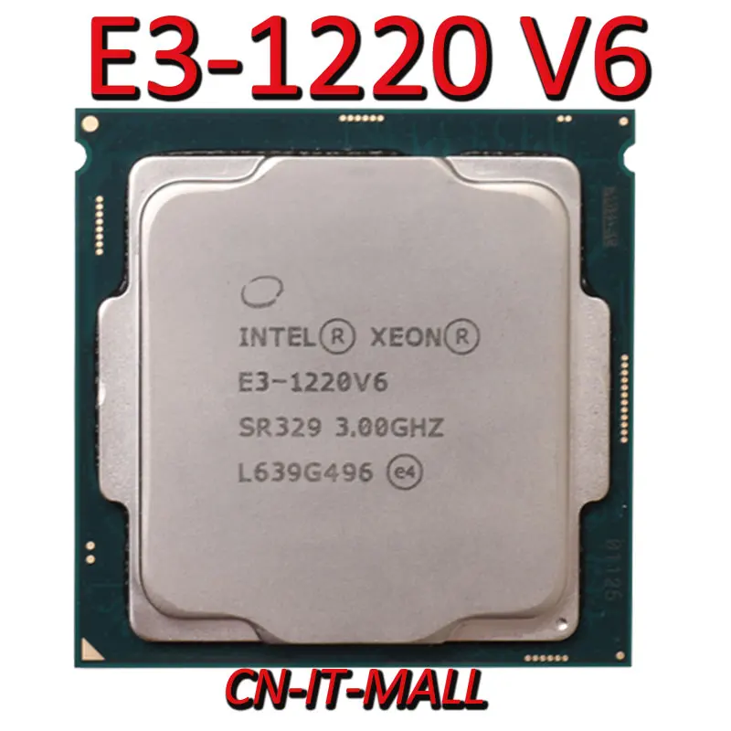 Процессор Intel Xeon E3 1220 V6 3 0 ГГц 8 Мб 4 ядра потока LGA1151|Компьютерные кабели и разъемы| |