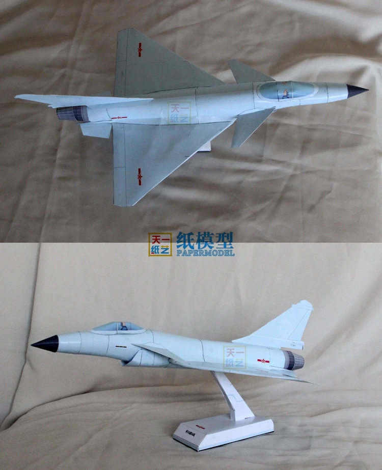 Бумажная 3D модель истребителя J10C Yizhi ручная стереосистема военная научная