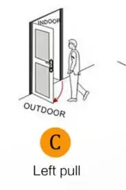 Left-Pull TTlock приложение безопасности электронный дверной замок, приложение wifi умный сенсорный экран замок, цифровой код клавиатуры Засов для дома отель квартиры - Цвет: Left-Pull