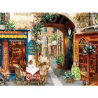 Алмазная живопись с изображением аллея арки, стразы для вышивки крестиком, мозаичная живопись, подвесная фотография