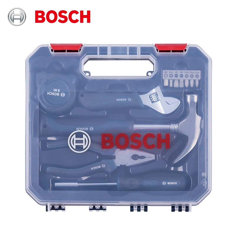

Bosch 12-piece household multifunctional hardware tool box hand tool set