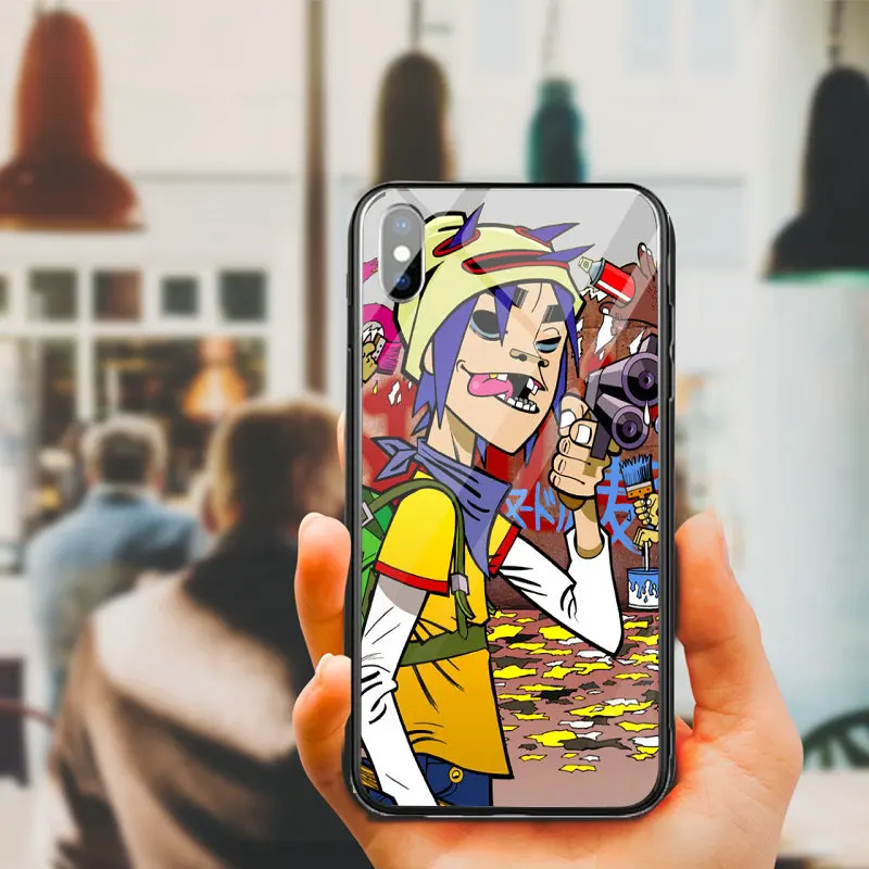 Чехлы для телефонов из закаленного стекла с мультипликационным изображением