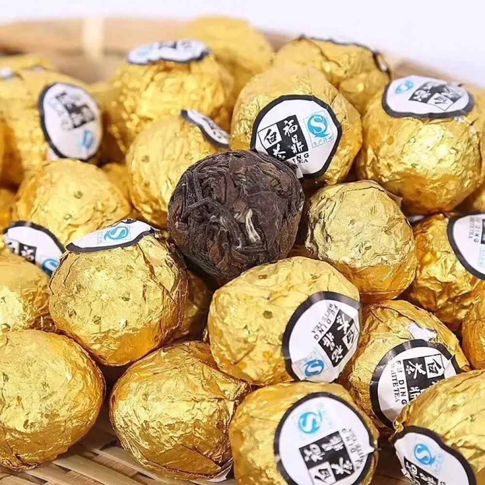 Китайские чайные шарики Fuding Xiaotuo Tea Shoumei Gongmei Longzhu Ball старый китайский чай шоколад