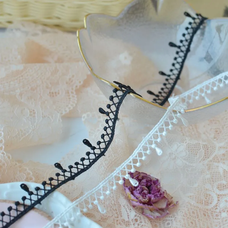 2 м высокого качества полые нежного полиэстера в виде капли воды кружевные