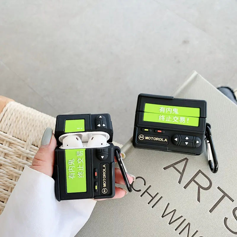 

Креативный Забавный корпус AirPods1/2 поколения для набора наушников Apple Bluetooth индивидуальный мягкий чехол для AirPods Pro3