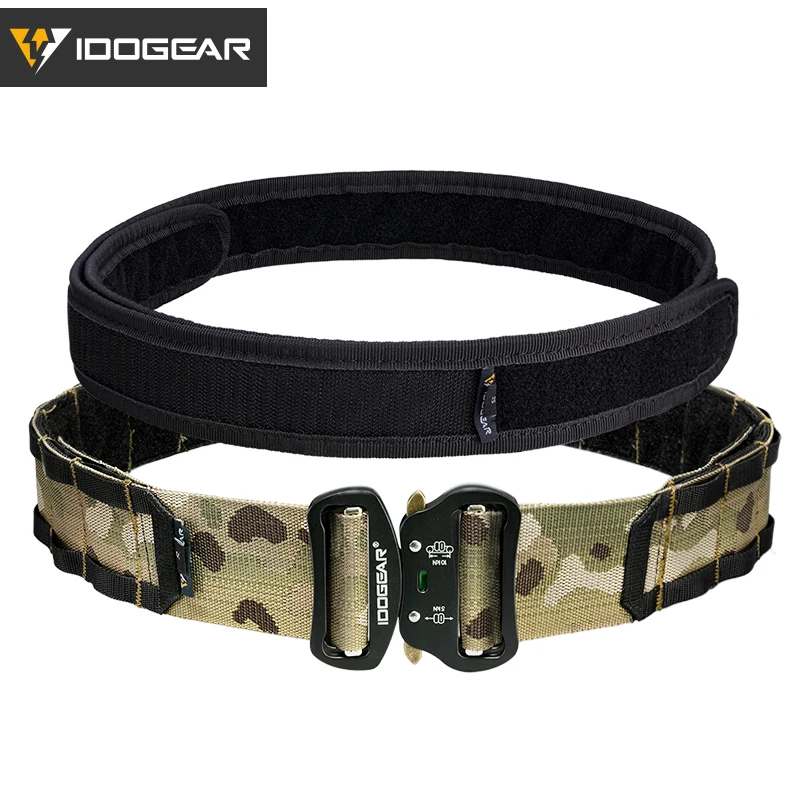 IDOGEAR Тактические 2 дюймов ремень с быстроразъемной пряжкоймарки MOLLE военный Охота