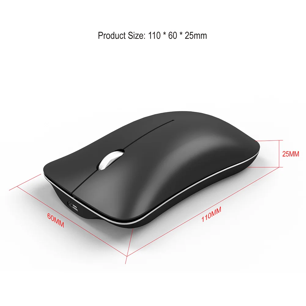 

4 Buttons 2.4GHz Mute Wireless Bluetooth Optical Gaming Mouse Mice for PC Laptop
