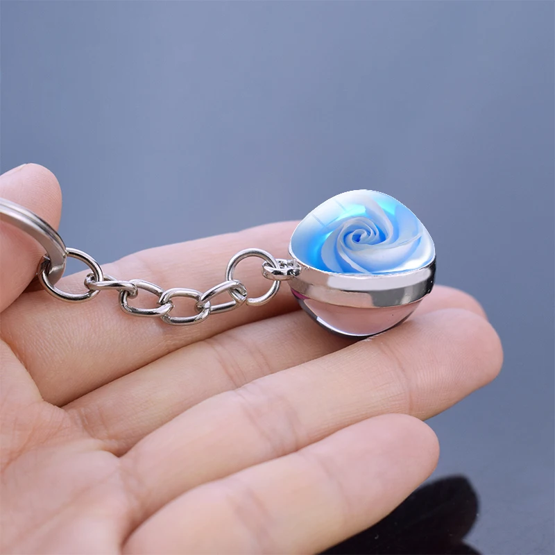 Женская сумочка подвеска ювелирные изделия уникальный прозрачный цветочный шар