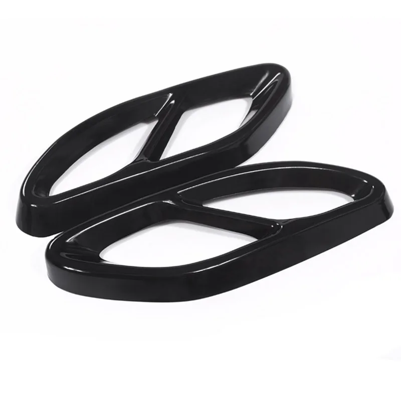 

Top Quality For Mercedes Benz GLC A B C EClass W205 Coupe W213 W176 W246 2016-17 Car Accessory AMG Exhaust Cover Trim 304 Steel
