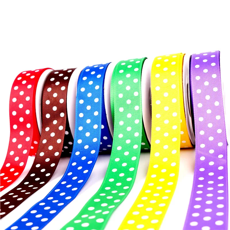 Платье в горошек с принтом Grosgrain ленты свадьбы праздника вечерние аксессуары для