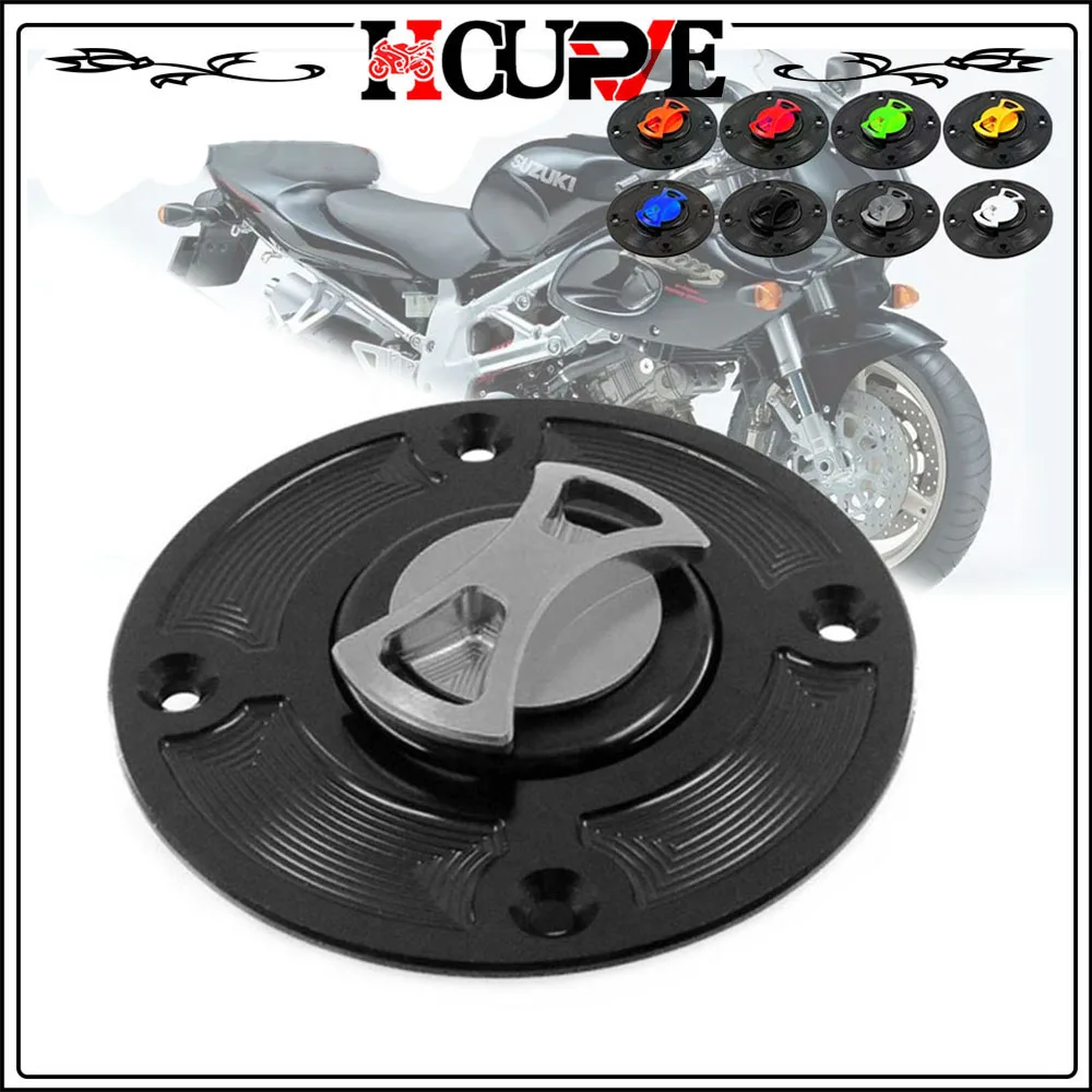 

For SUZUKI TL1000S TL1000R GS500 GSX-R600 GSX-R750 GSX-R1000 SV650 Motorcycle CNC Fuel Tank Cap Gas Oil Tank Cover Petrol Cover