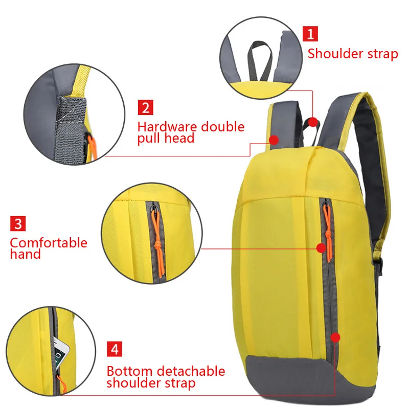 Рюкзак складной ультралегкий для мужчин и женщин водонепроницаемый спортивный