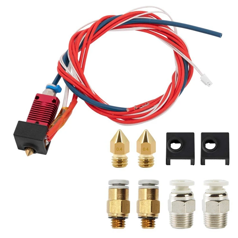 

Расширение Ender 3/3 Pro сборный экструдер Hotend с Capricorn Bowden PTFE трубки с силиконовым покрытием x3