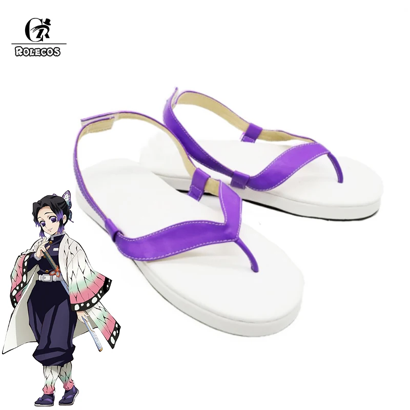 Обувь для косплея ROLECOS из аниме рассекающий демонов туфли Kamado Nezuko Agatsuma Zenitsu