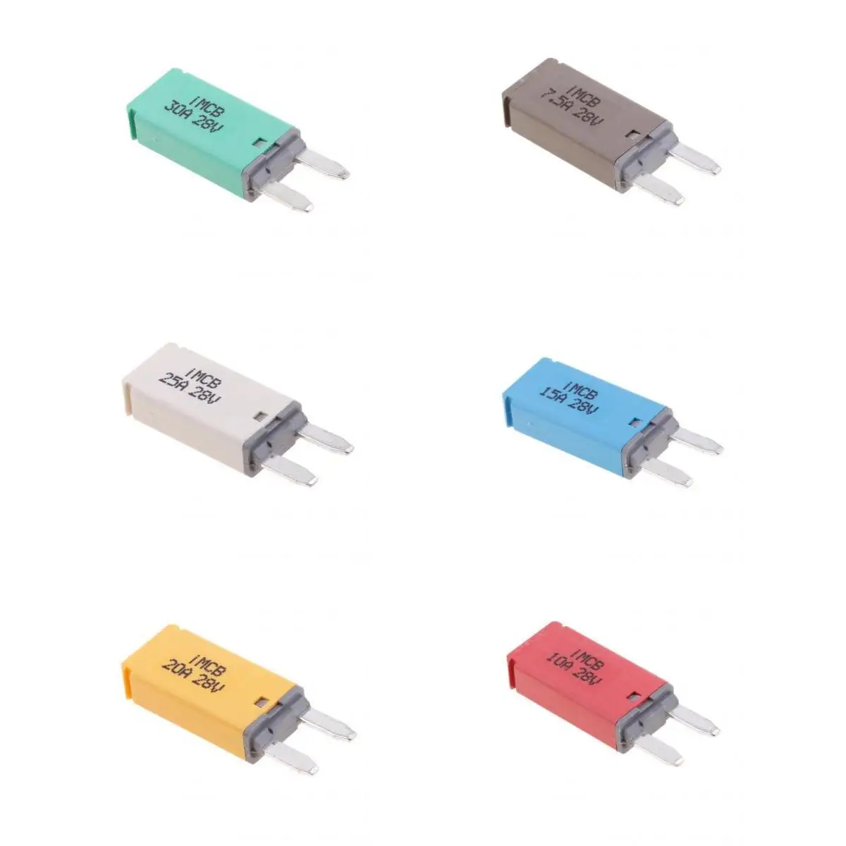 6 Pc Автомобиль Грузовик Лодка Предохранитель Ассортимент Kit 7 5 10 15 20 25 30 Ампер мини