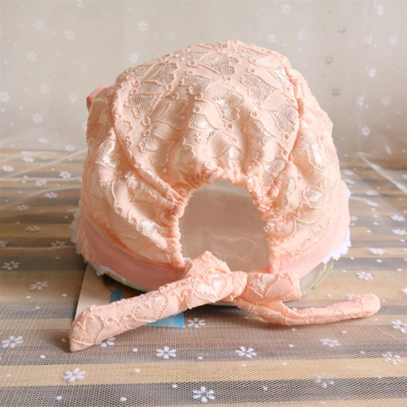 

Cute Lace Breathable Baby Hat Mesh Cap Bow-knot Basin Cap Sweet Girls Hat Sunshade Toddler Caps Children Visor Hat