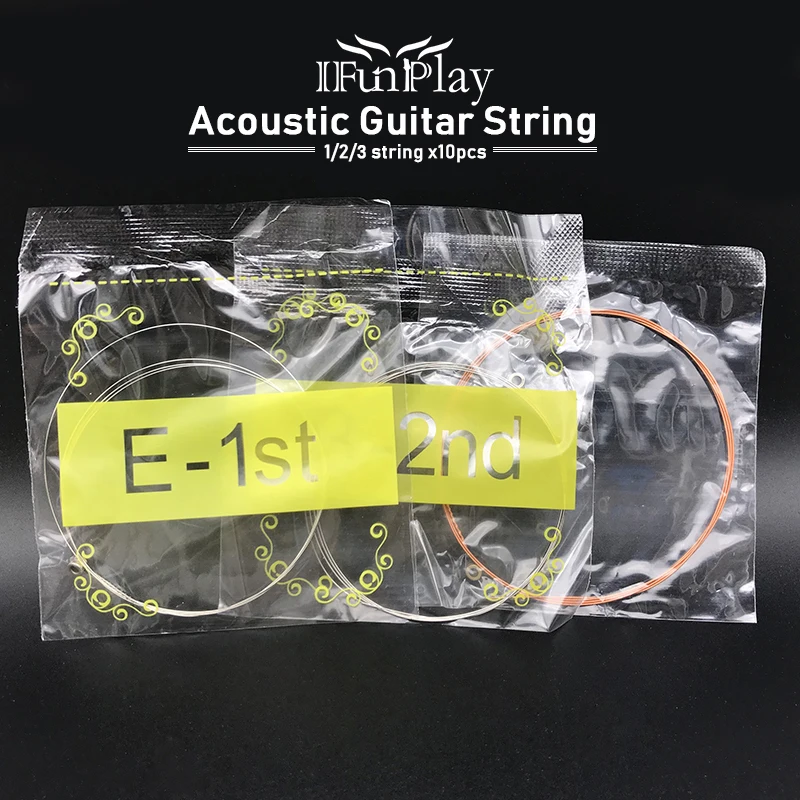 10 шт. гитарные струны набор чистого серебра светильник Никель датчик для