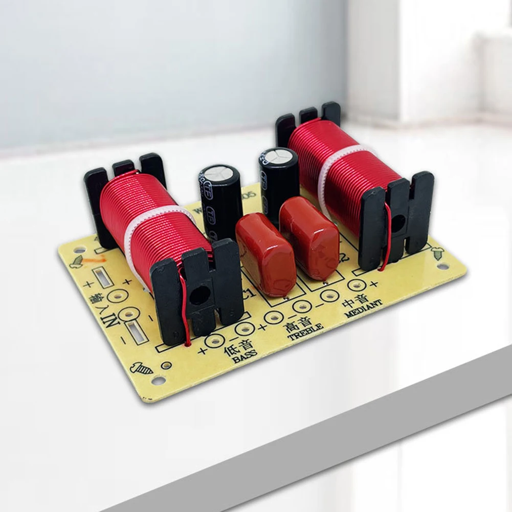 150w WEAH-3053 Way Audio Speaker Crossover Circuit Treble Midrange Bass Module Frequency Divider Home Loudspeaker Filter Refit - купить по