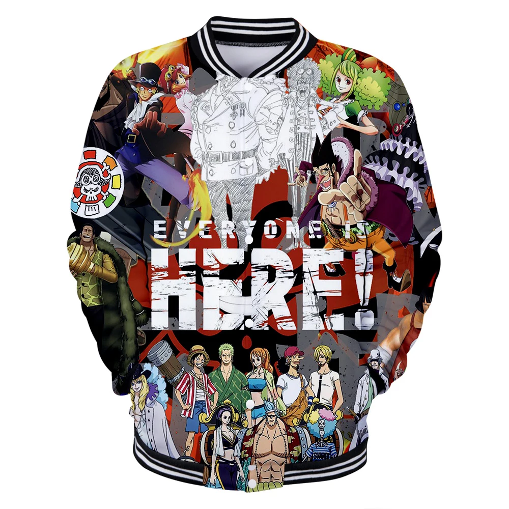 Мужские толстовки с капюшоном Аниме ONE PIECE STAMPEDE 3D Осень-зима 2019 Новые Топы