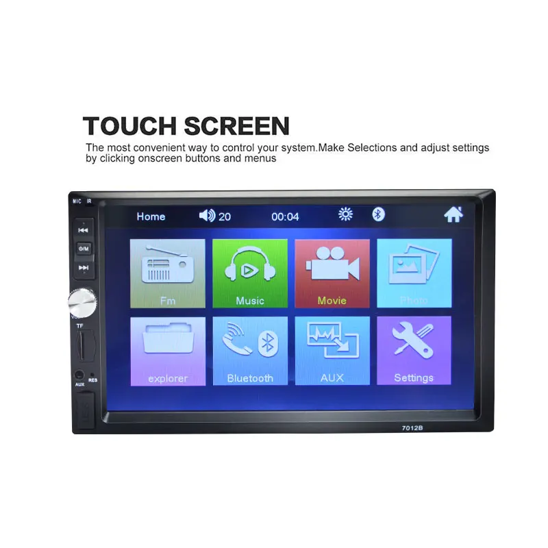 Автомагнитола 2 Din мультимедийный плеер с сенсорным экраном 7 дюймов поддержкой MP5