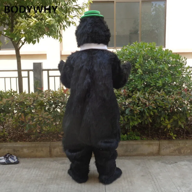 

2020 Black bear High-quality handmade Mascot Costume Suits Cosplay Party Dress Outfits Clothing Advertising Promotion Carnival