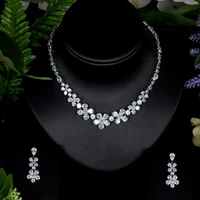 sederyla fashion super luxury flower jewelry set women wedding cubic zirconia dubai party bridal dress dairy accessories
