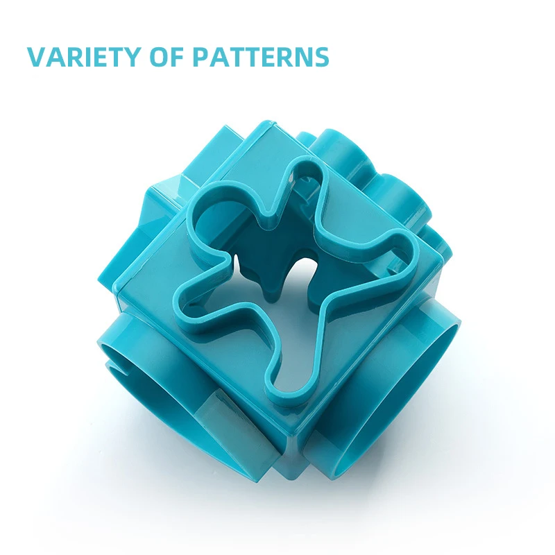 6 в 1 DIY формочка для печенья шесть узоров комбинированная многофункциональная