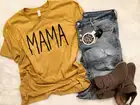 Футболка мама Loverмодная футболка с короткими рукавами для женщин 100% хлопок Harajuku Забавный Графический мамы Женская одежда с круглым вырезом футболки