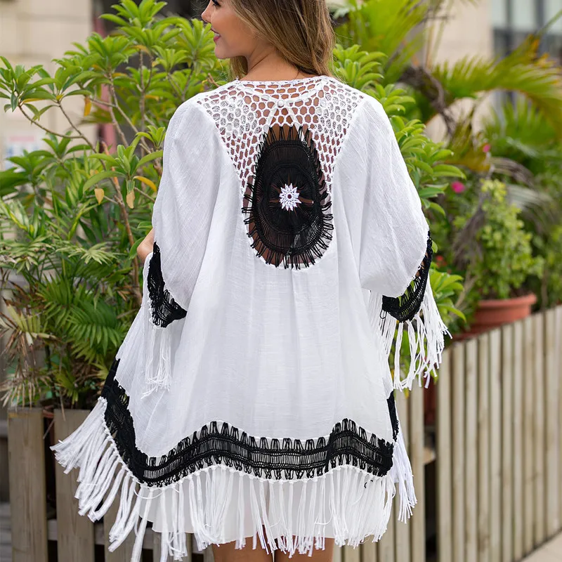 Купальный костюм накидка Банные платья Пляжная туника купальный накидки для