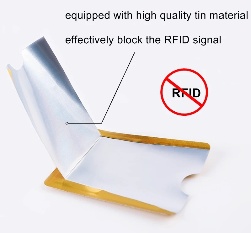 5 шт., Новые многоцветные лазерный алюминиевый Анти Rfid Бумажник Блокировка считыватель Блокировка банк держатель для карт ID банковская карта чехол Для мужчин защиты H119