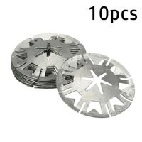 10pcs car metal clamping washers heat shield insulation cover auto fasteners universal undertray exhaust metal spring washer