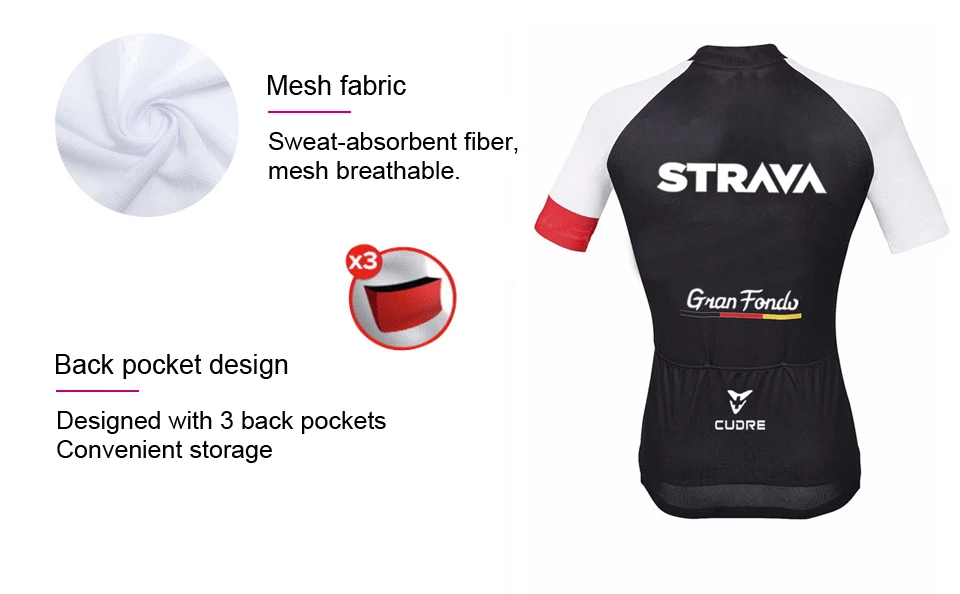 

New 2021 black STRAVA Cycling team jersey 19D bike shorts set Quick Dry Mens Bicycle clothes team pro BIKE Maillot Culotte