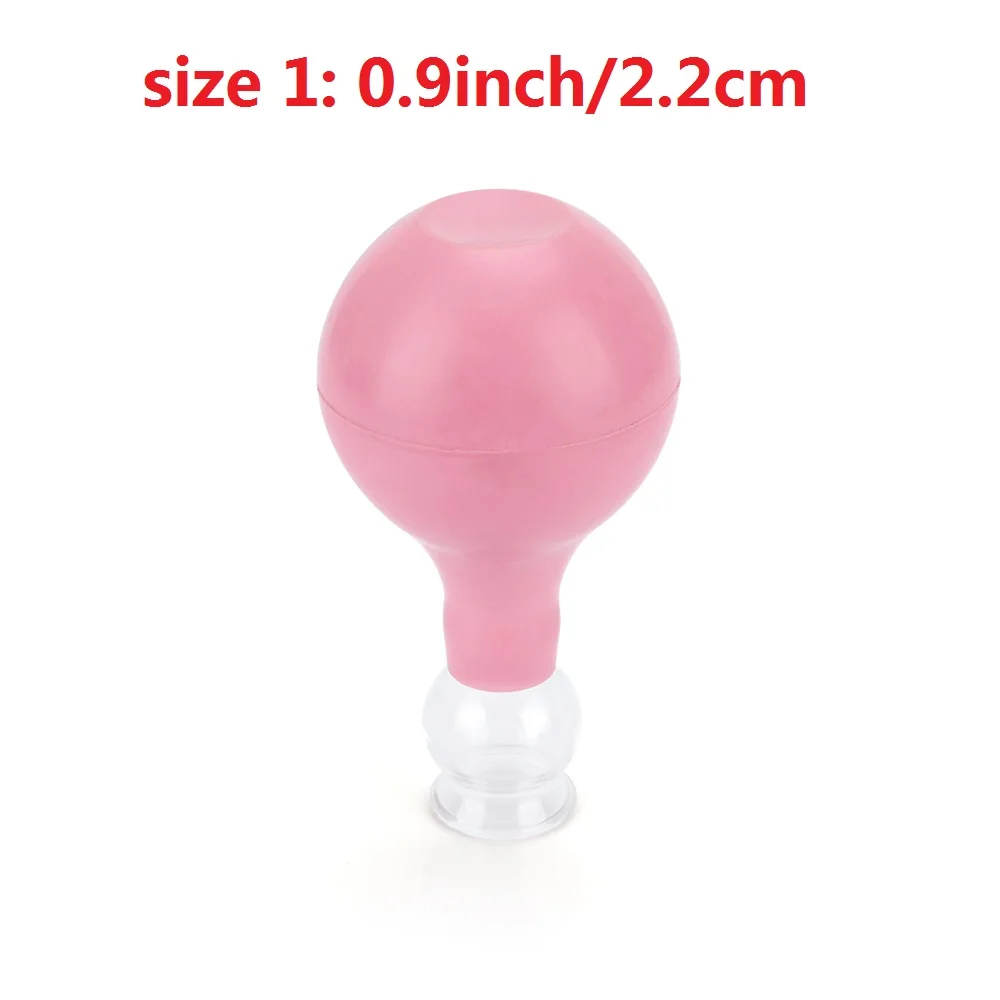 pink 1 Вакуумные чашки с резиновой головкой, семейные медицинские вакуумные банки, устройство для терапии, массаж спины и тела, инструменты для ухода за здоровьем - Цвет: pink 1